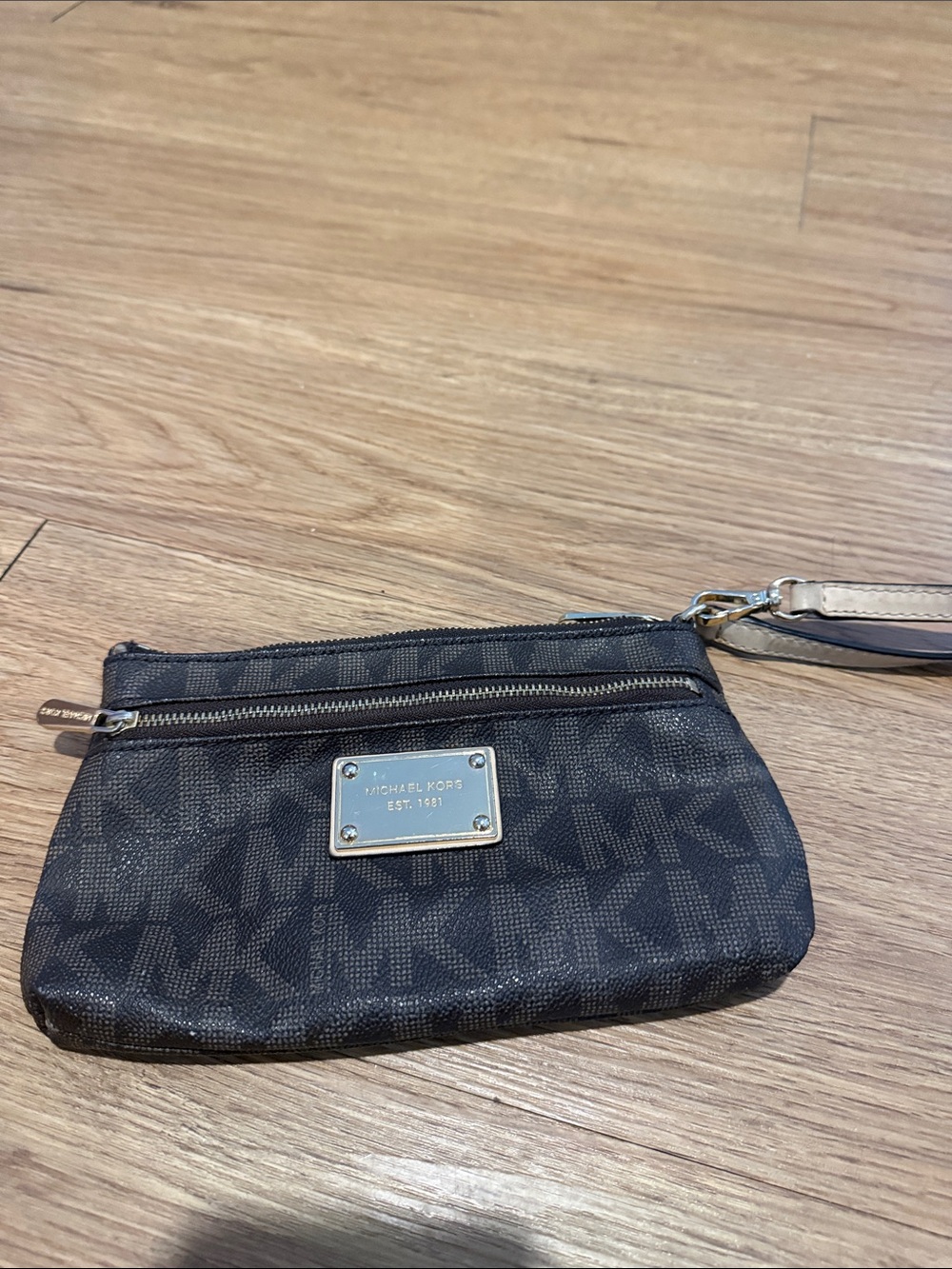 Michael Kors Black Signature MK Wristlet